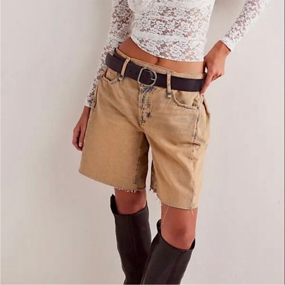 We The Free Pants - We The Free Boomerang High Rise Long Shorts